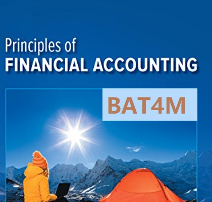 BAT4M Financial Accounting Principles Grade 12 - Online high school credit