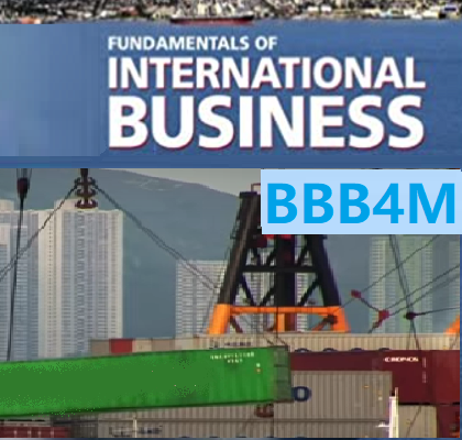 BBB4M International Business Fundamentals Grade 12 - Online high school credit