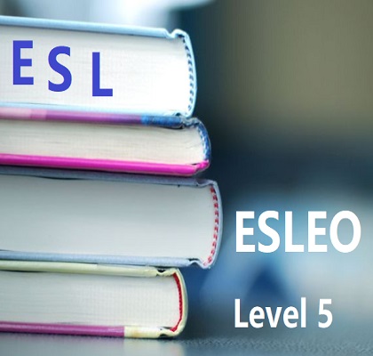 ESLEO English as a Second Language Level 5 - Online high school credit