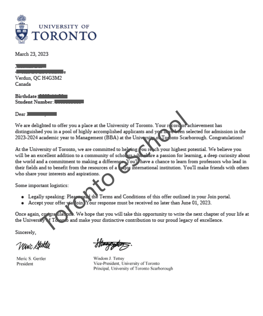 UTSC_Offer_BBA_2023_TorontoeSchool