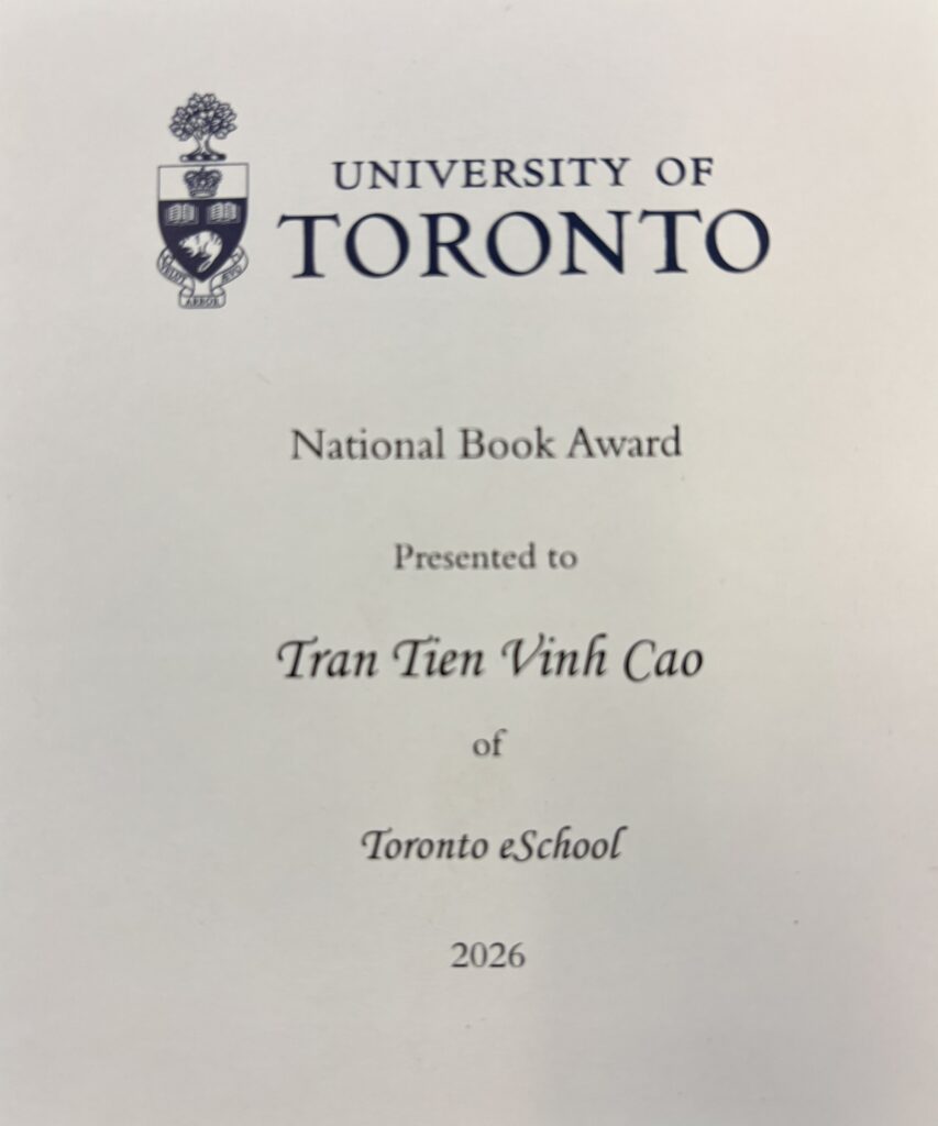 University of Toronto National Book Award